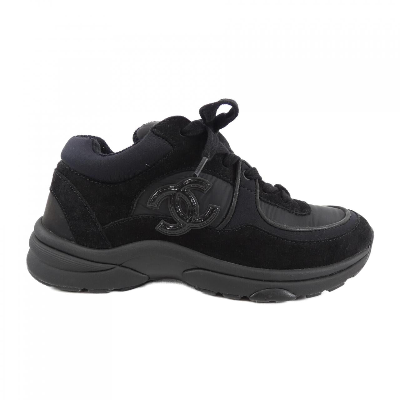 Chanel G34360Y53536 Suede Nylon YCRA Sneakers