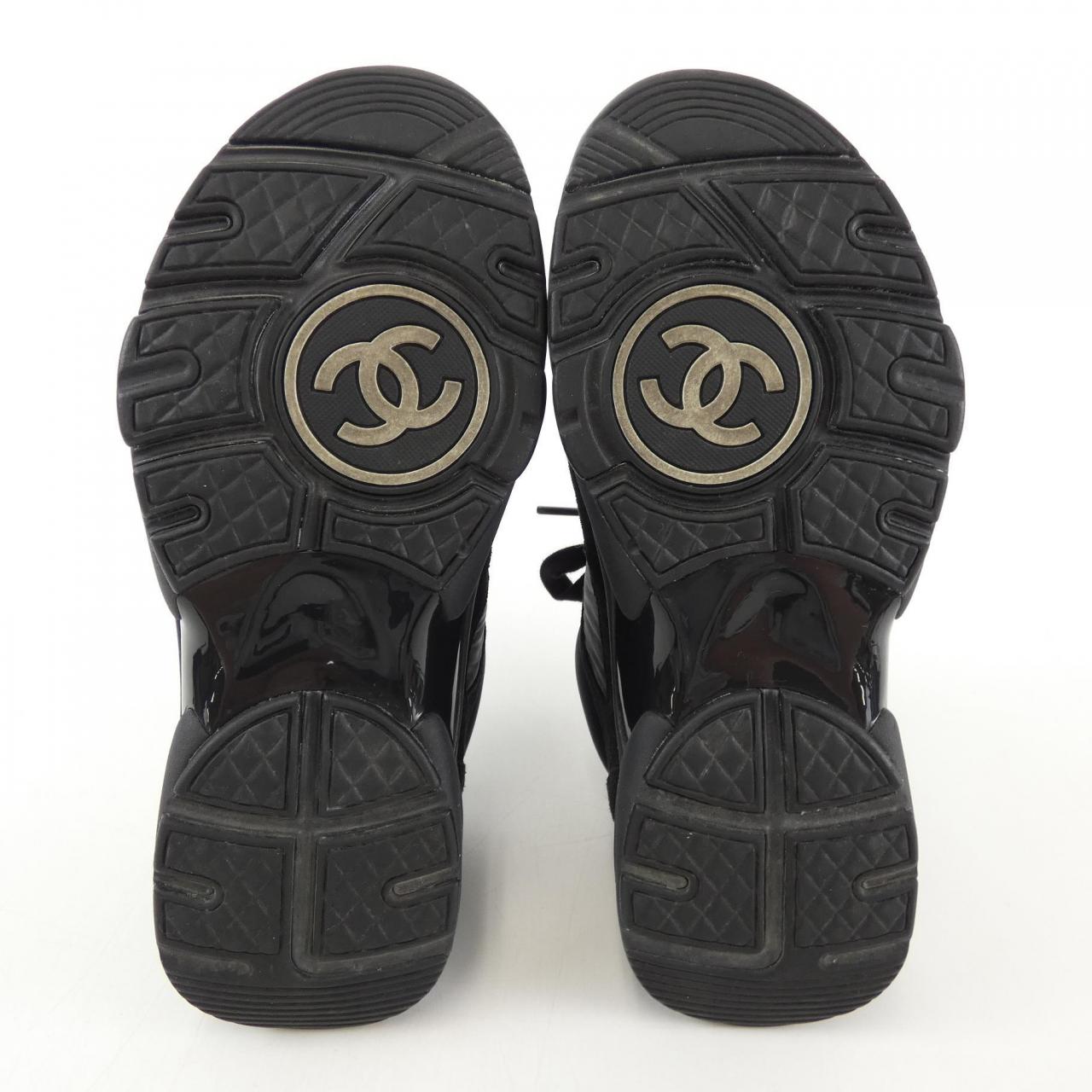 Chanel G34360Y53536 Suede Nylon YCRA Sneakers