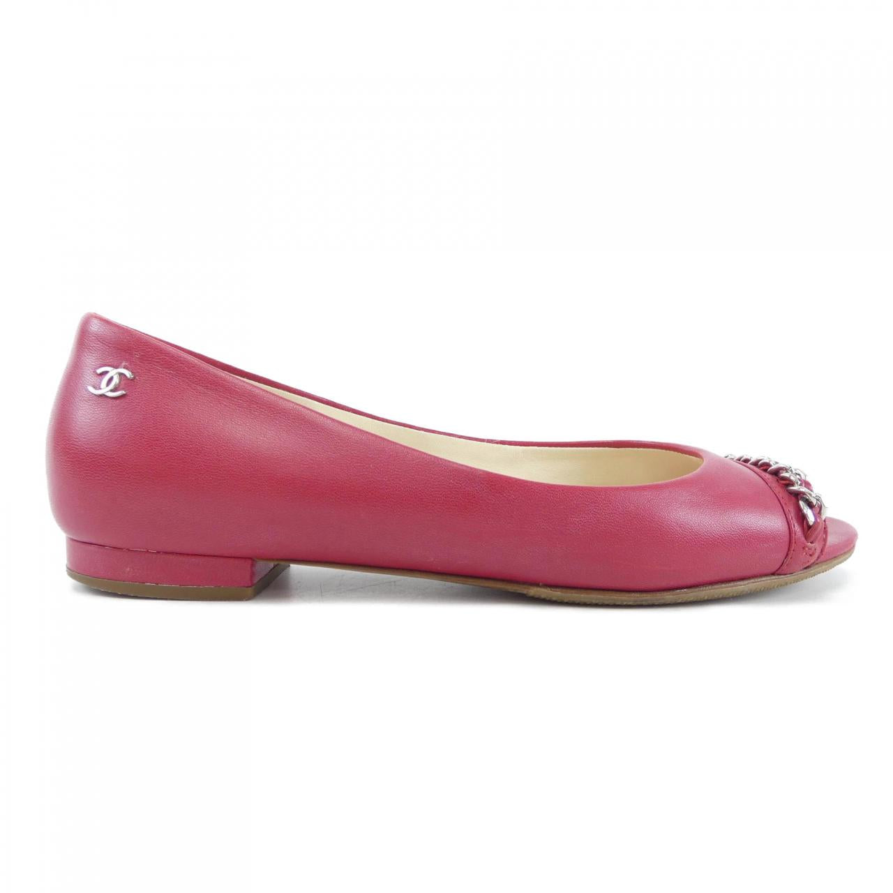 Chanel G29800X01000 Lambskin Flat Shoes
