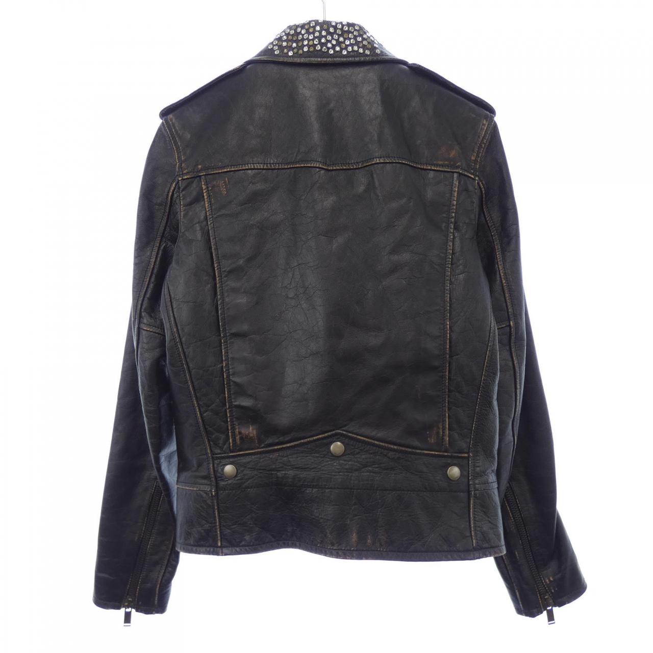 Saint Laurent 503729 Leather Riders Jacket