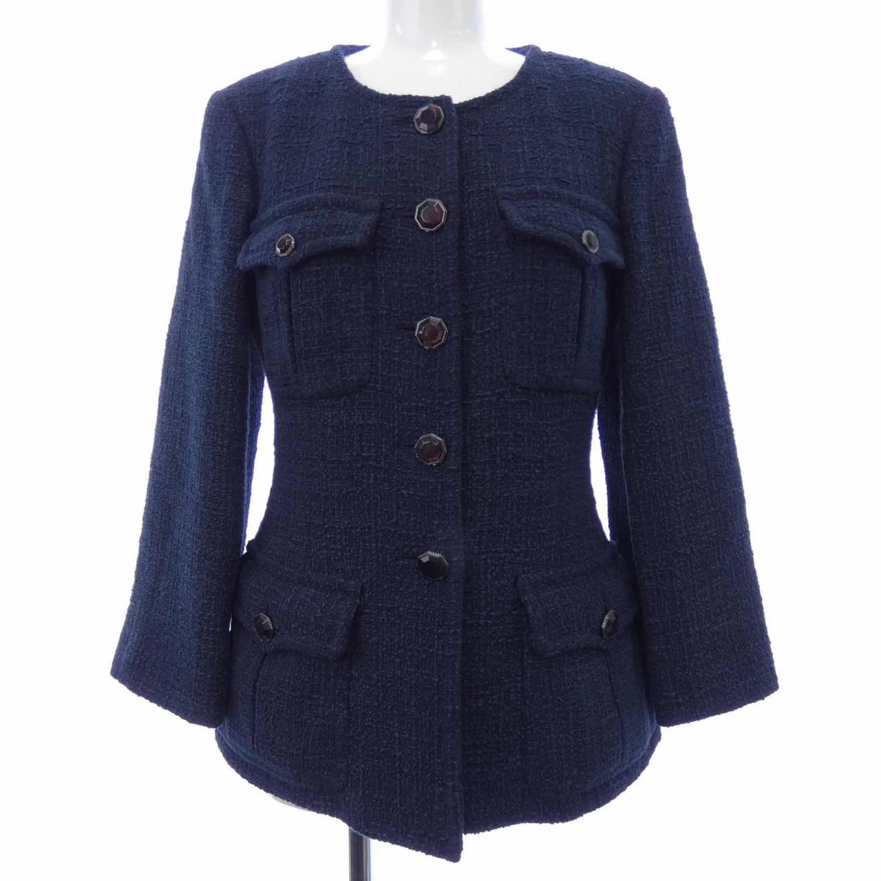 Chanel P44672V32815 Collarless Jacket