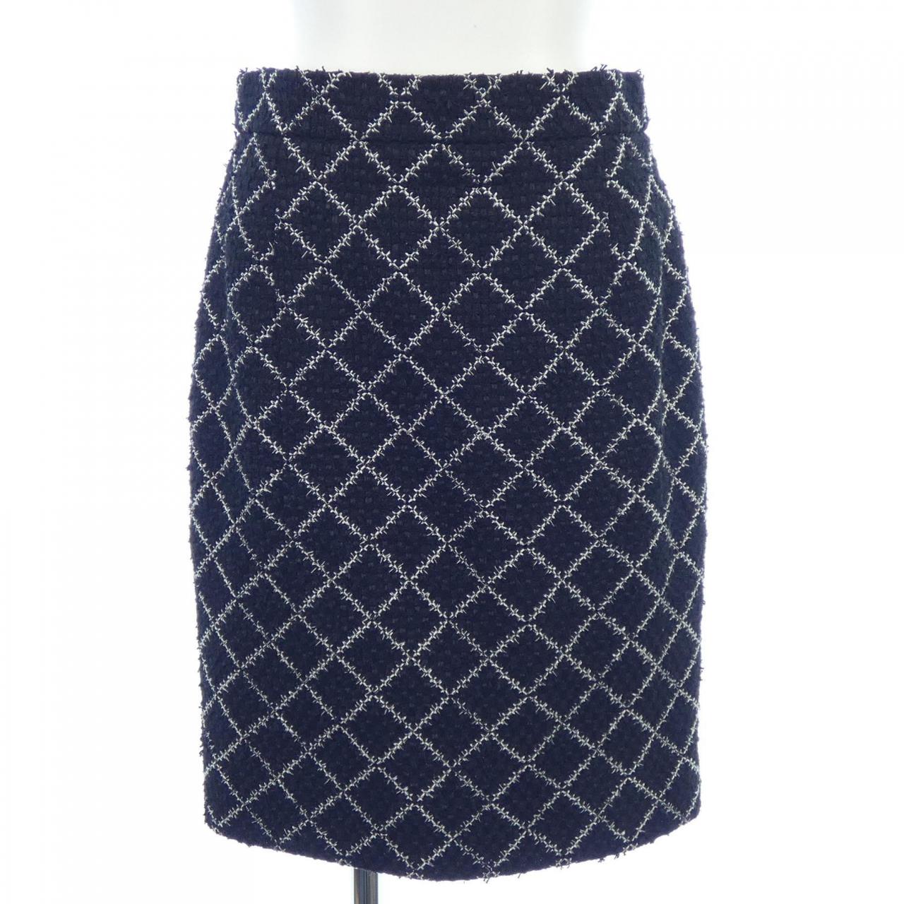 Chanel Silk Blend Skirt