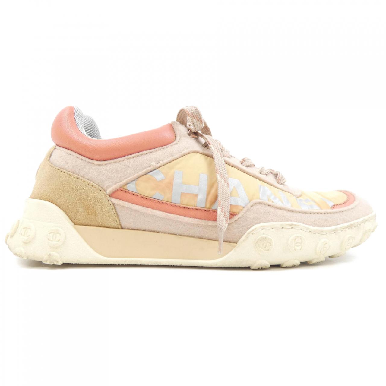 Chanel G34086Y53847 Wool/Nylon/Lamb/Suede Calf Sneaker