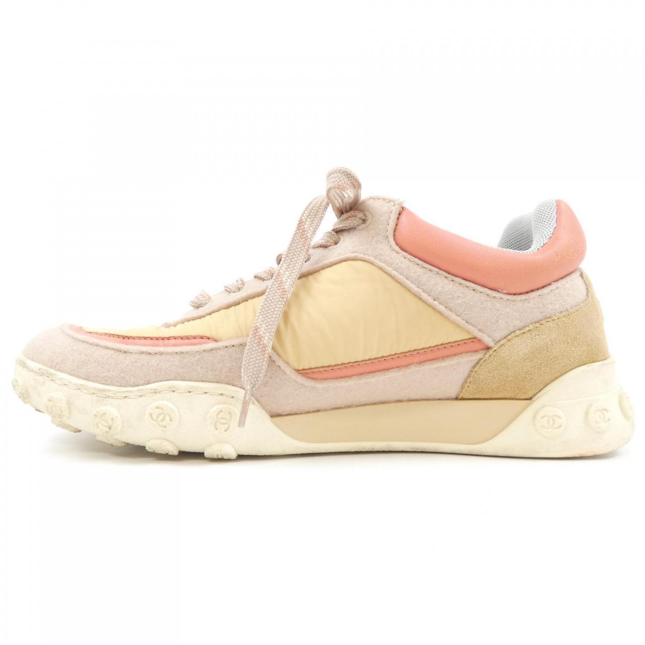 Chanel G34086Y53847 Wool/Nylon/Lamb/Suede Calf Sneaker