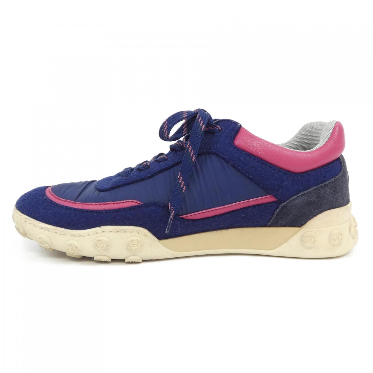 Chanel G34086Y53847 Wool/Nylon/Lamb/Suede Calf Sneaker