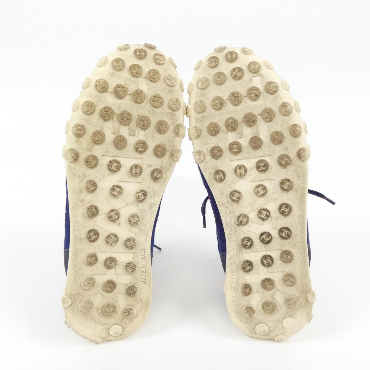 Chanel G34086Y53847 Wool/Nylon/Lamb/Suede Calf Sneaker