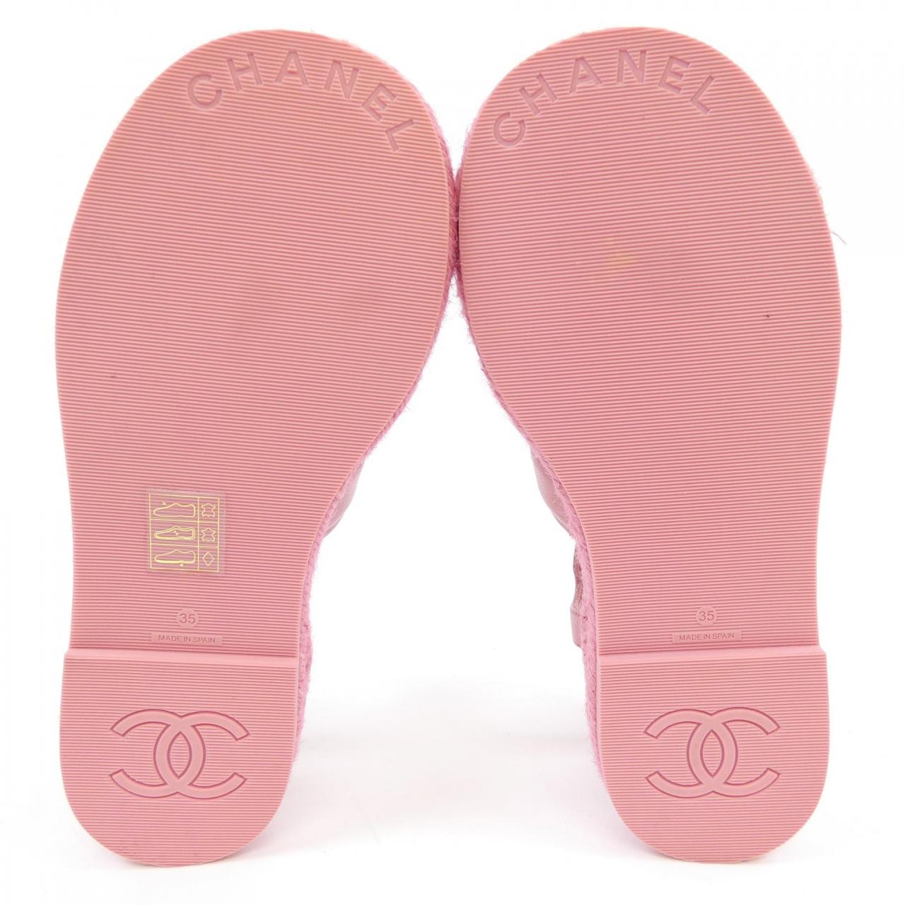 Chanel G39776X56890 Lambskin Sandals