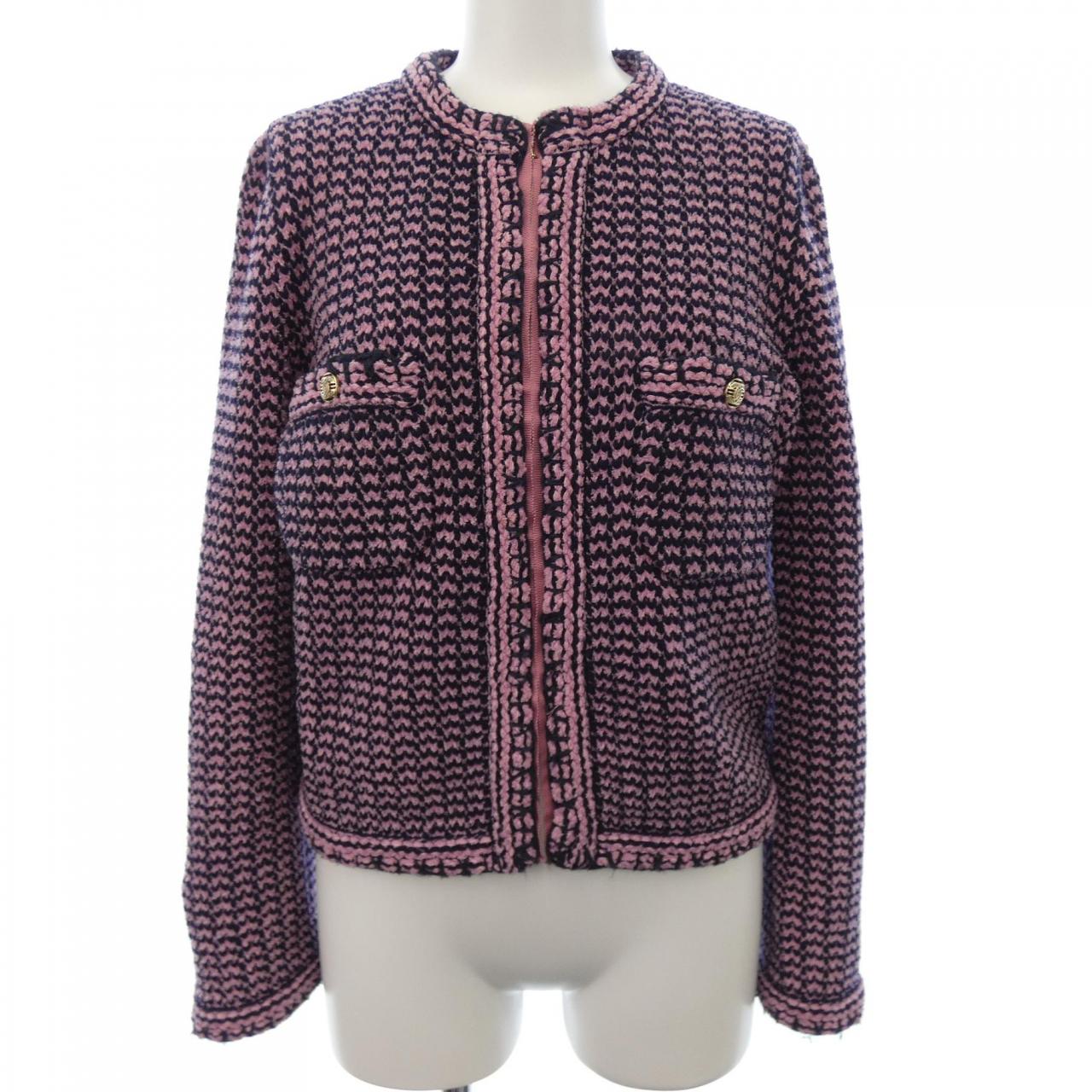 Chanel P70487K10067 Cashmere Collarless Jacket
