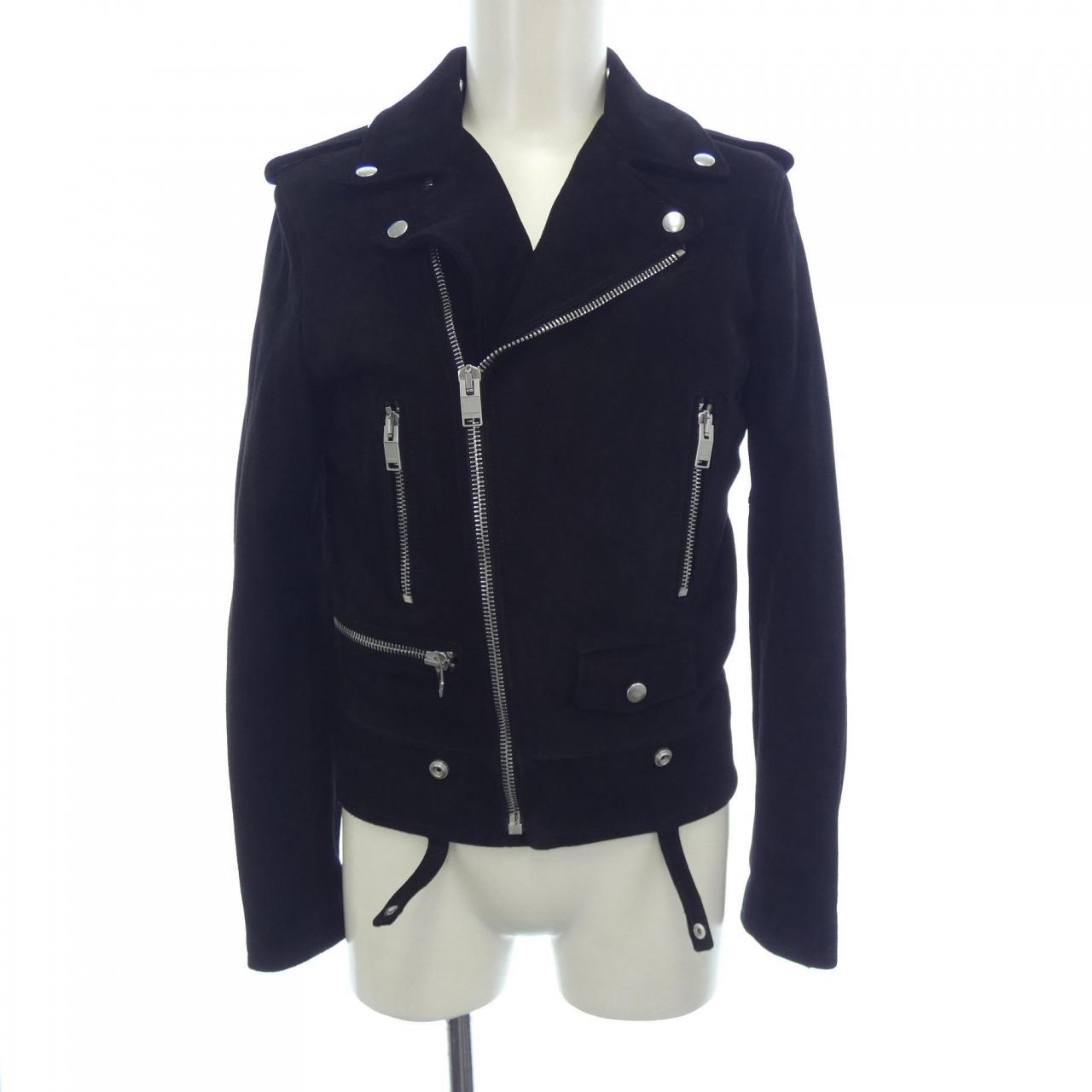 Saint Laurent 484284 Y5NM1 Leather Jacket
