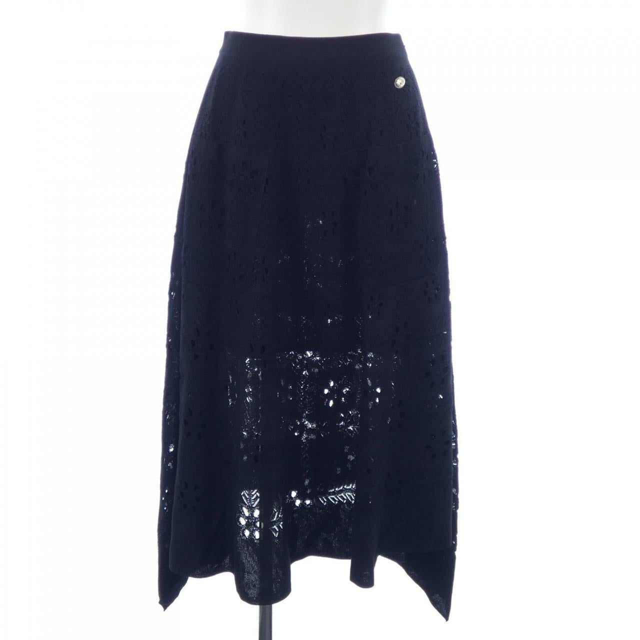 Chanel Silk Skirt