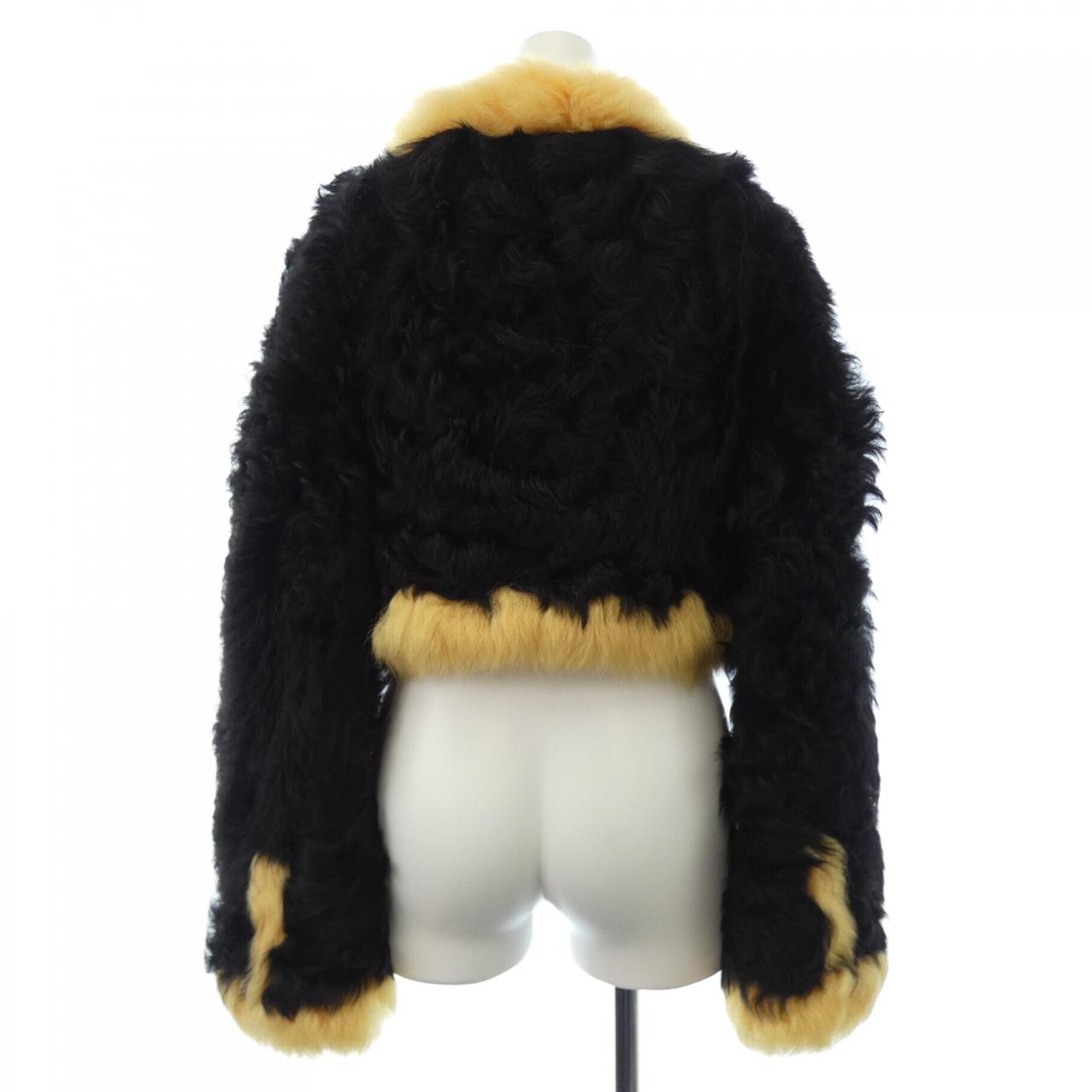 Chanel P71635C63182 Lamb Fur Jacket