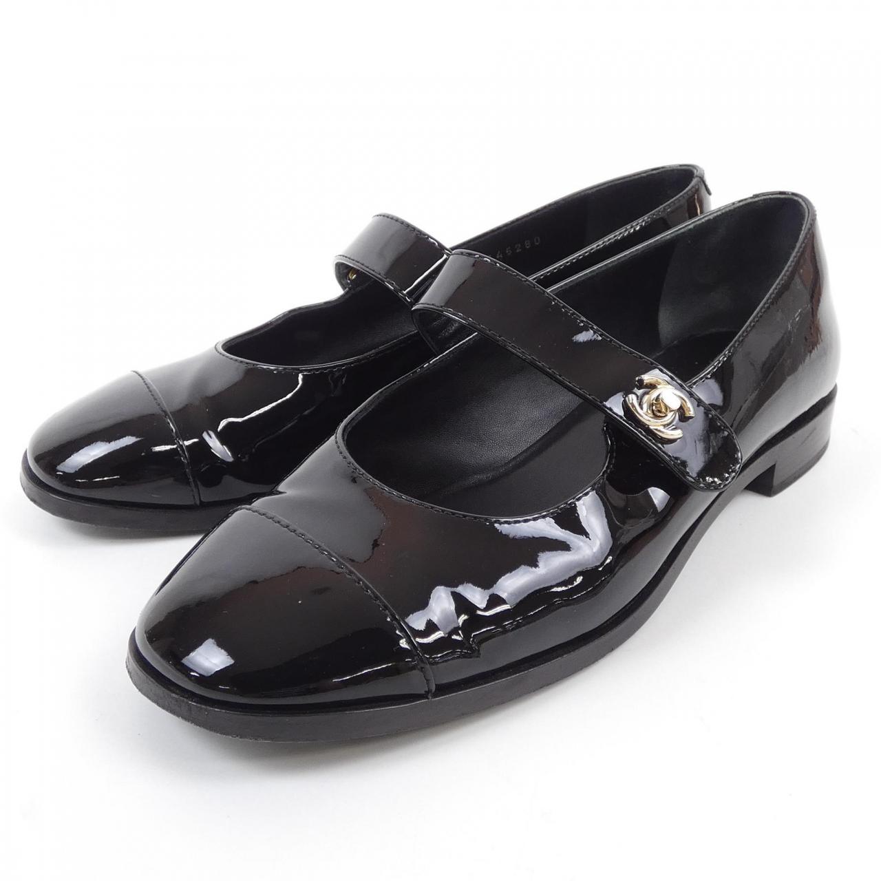 Chanel G45280B14453 Patent Calfskin Shoes
