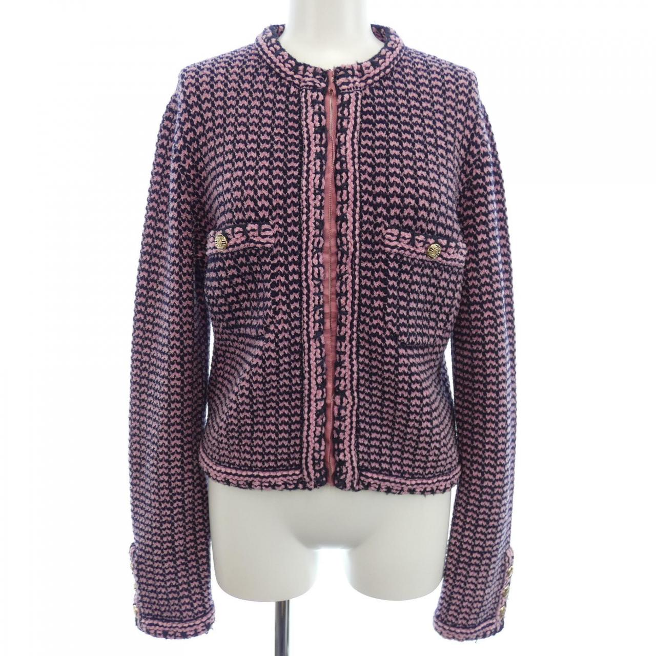 Chanel P70487K10067 Cashmere Collarless Jacket