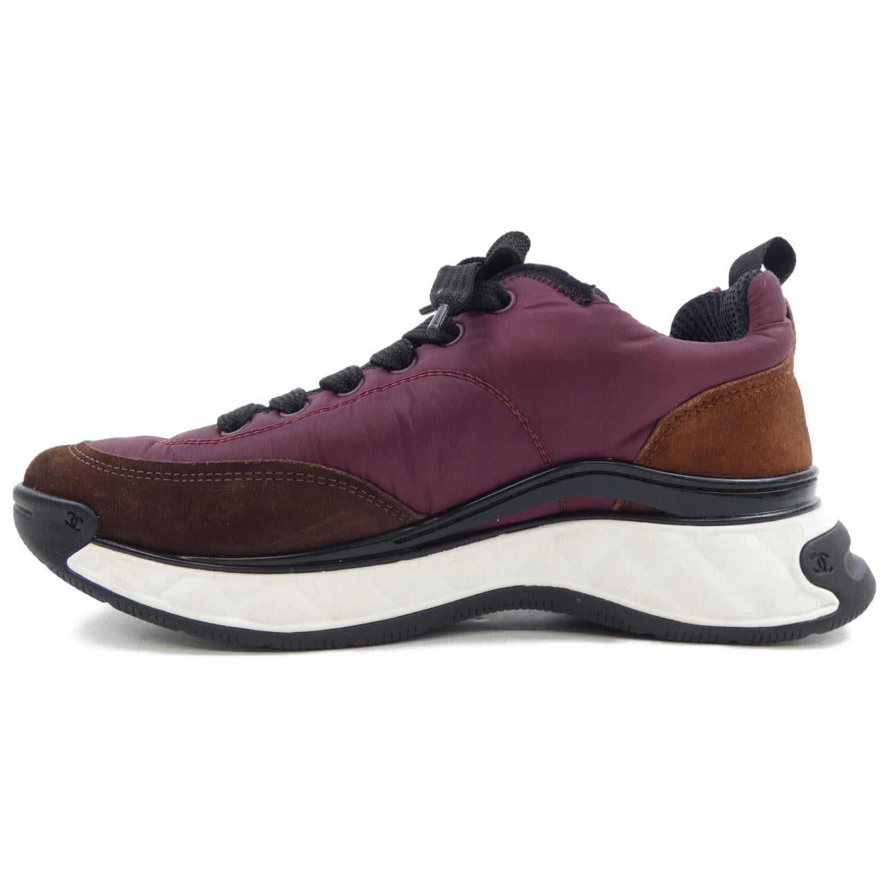Chanel G38035Y55299 Nylon Suede Sneakers