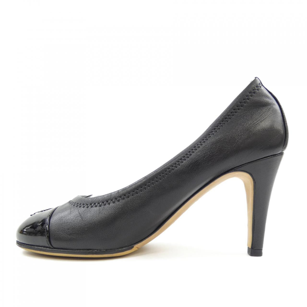 Chanel G30775Y15214 Lambskin Patent Calfskin Pumps