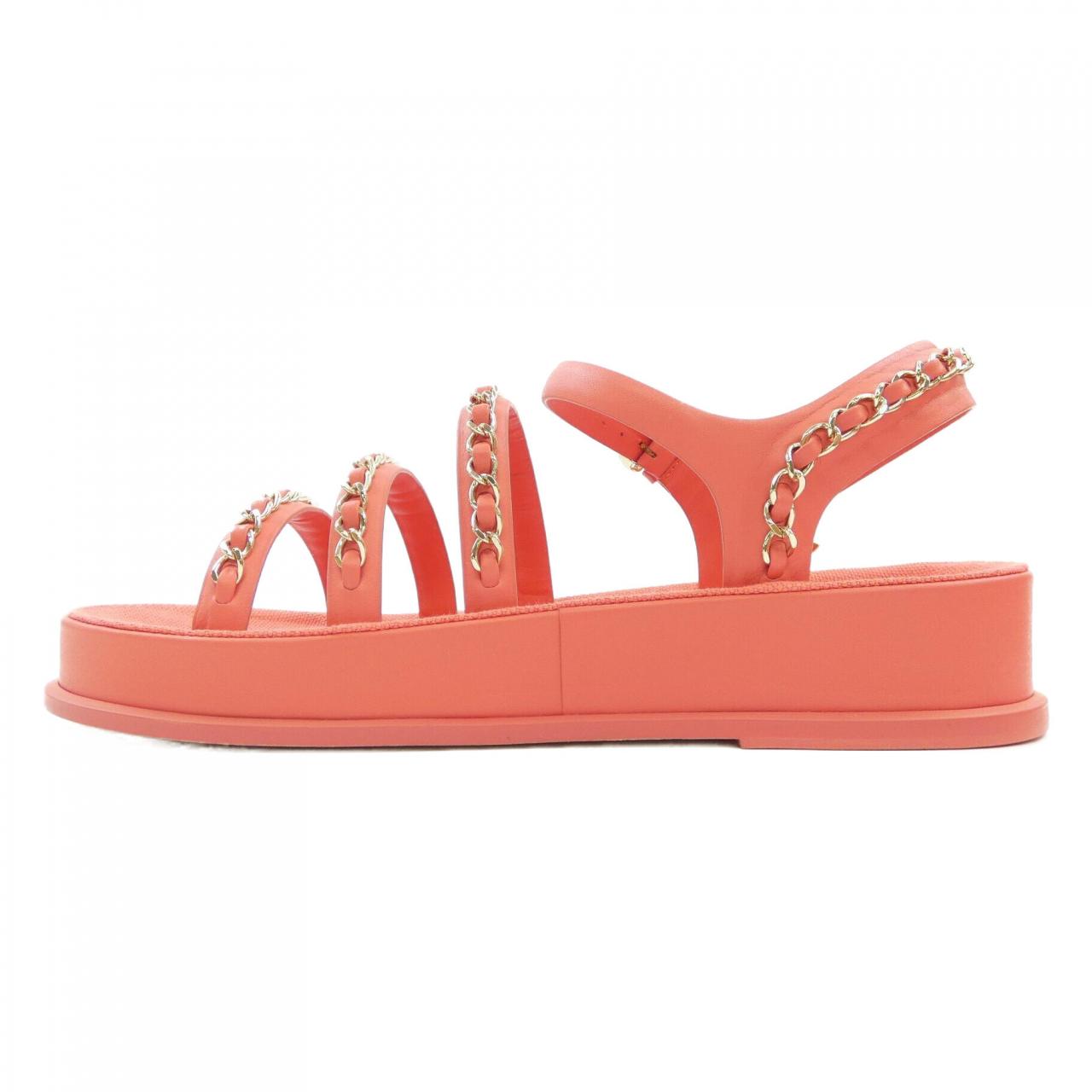 Chanel G37140X56099 Calfskin Sandals
