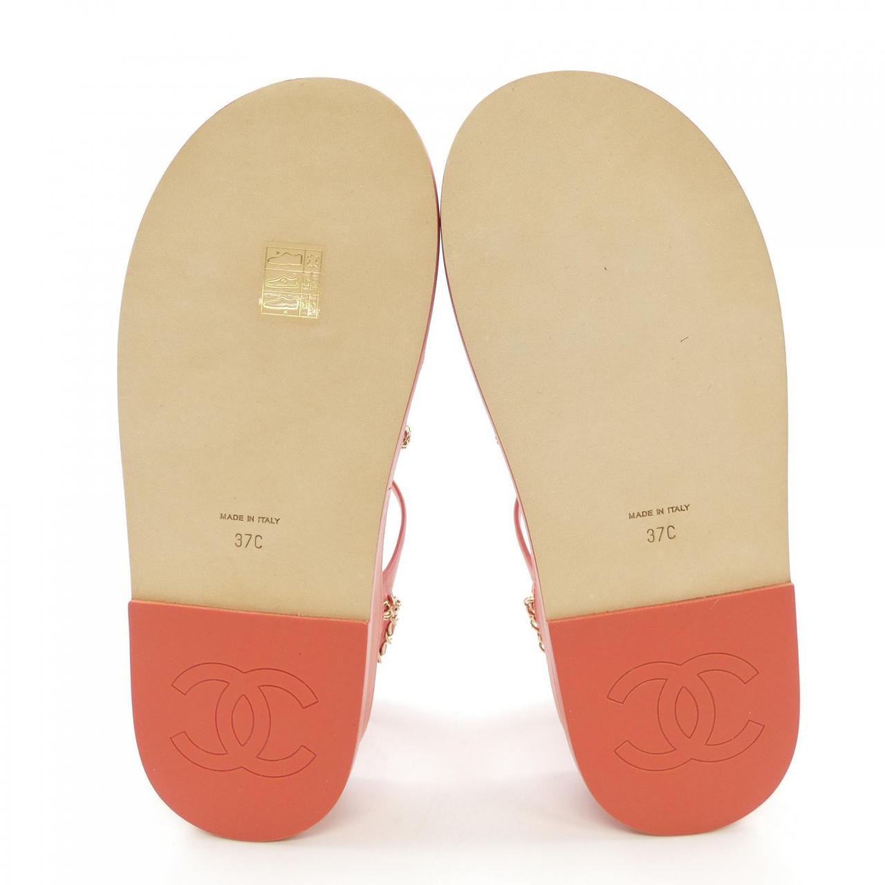 Chanel G37140X56099 Calfskin Sandals