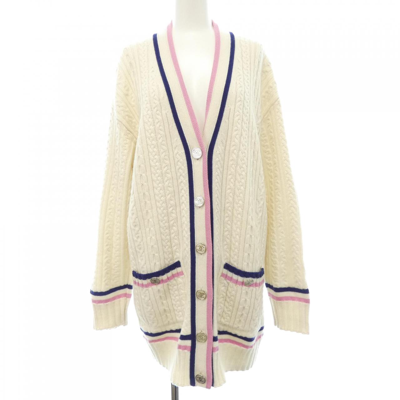 Chanel P74626K10682 Cashmere Long Cardigan