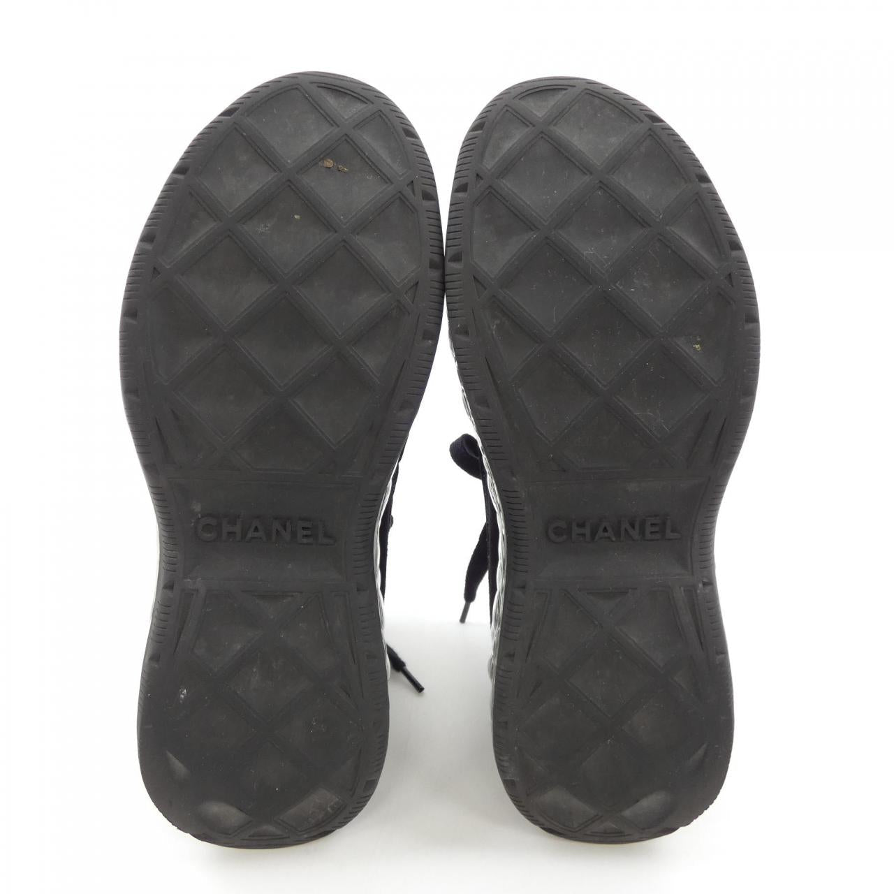 Chanel G36299Y54086 Suede Calfskin Velvet Grosgrain Sneakers