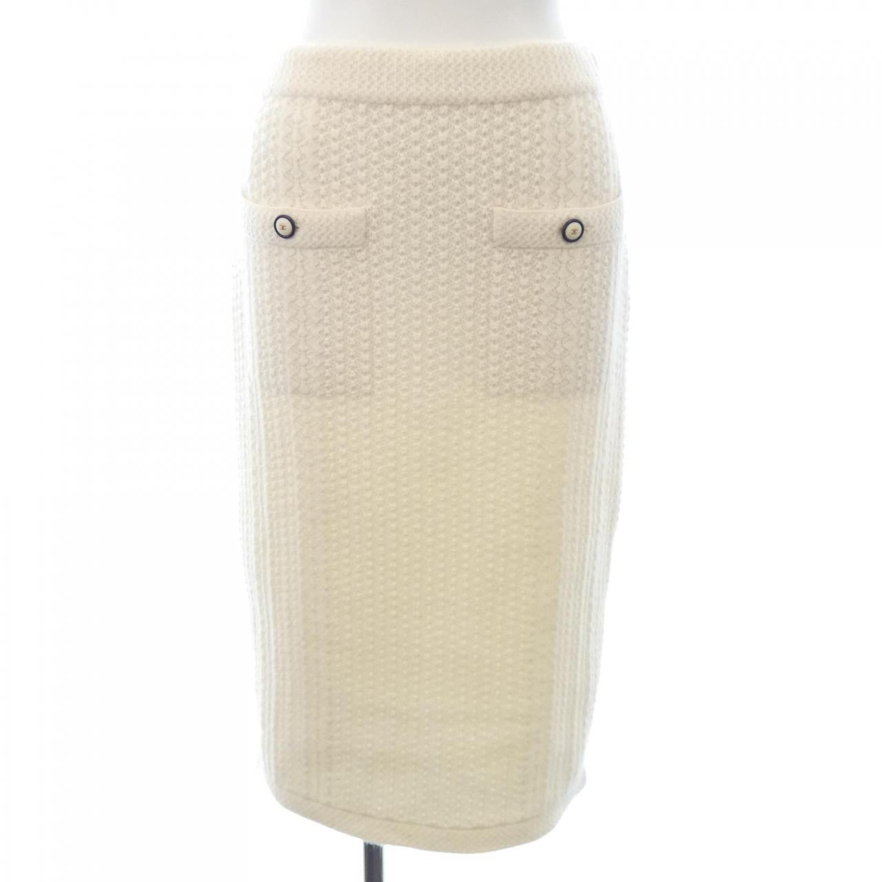 Chanel Cashmere Skirt