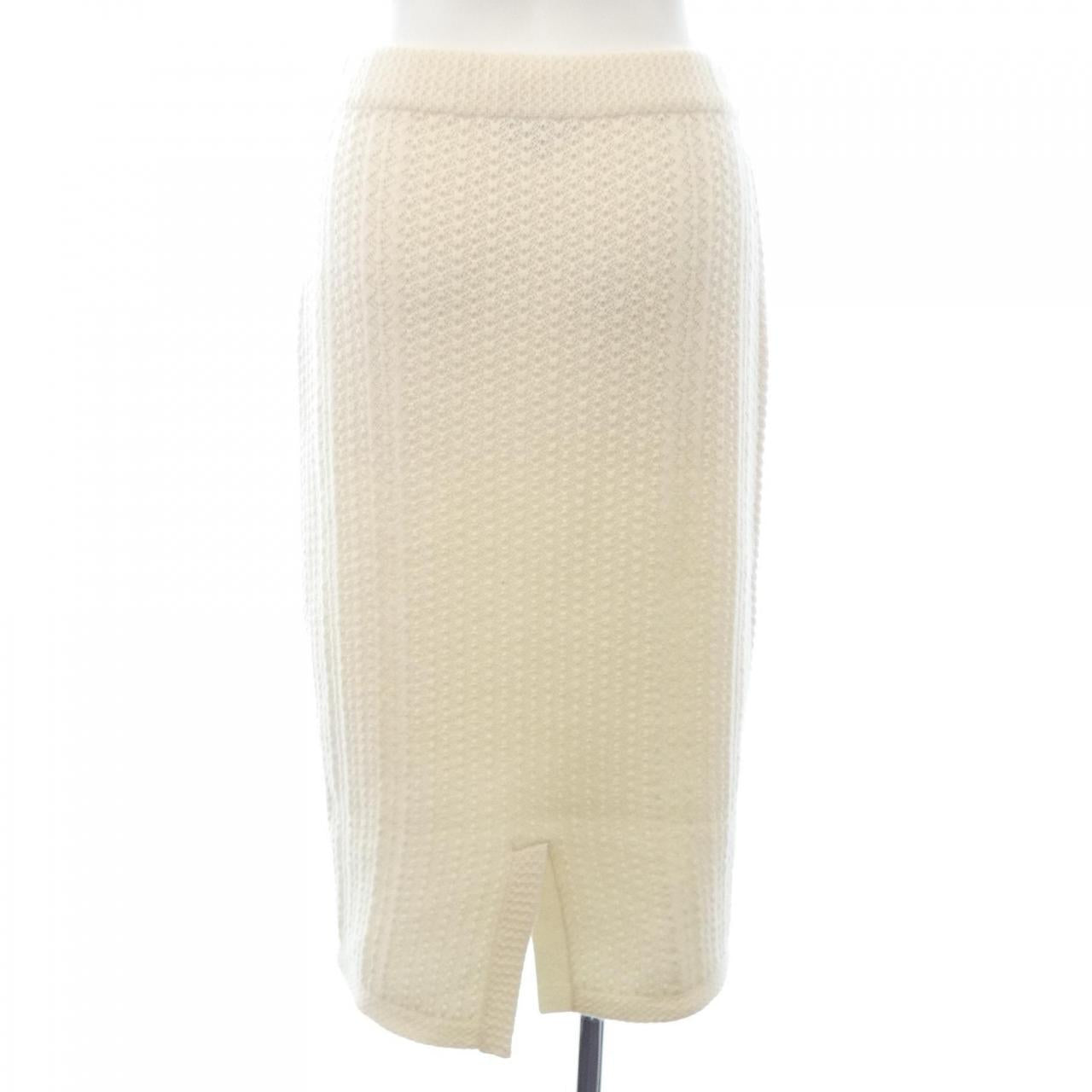 Chanel Cashmere Skirt