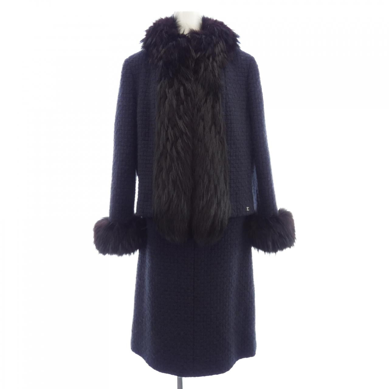 Chanel P16217V08854 Fox Trim Suit