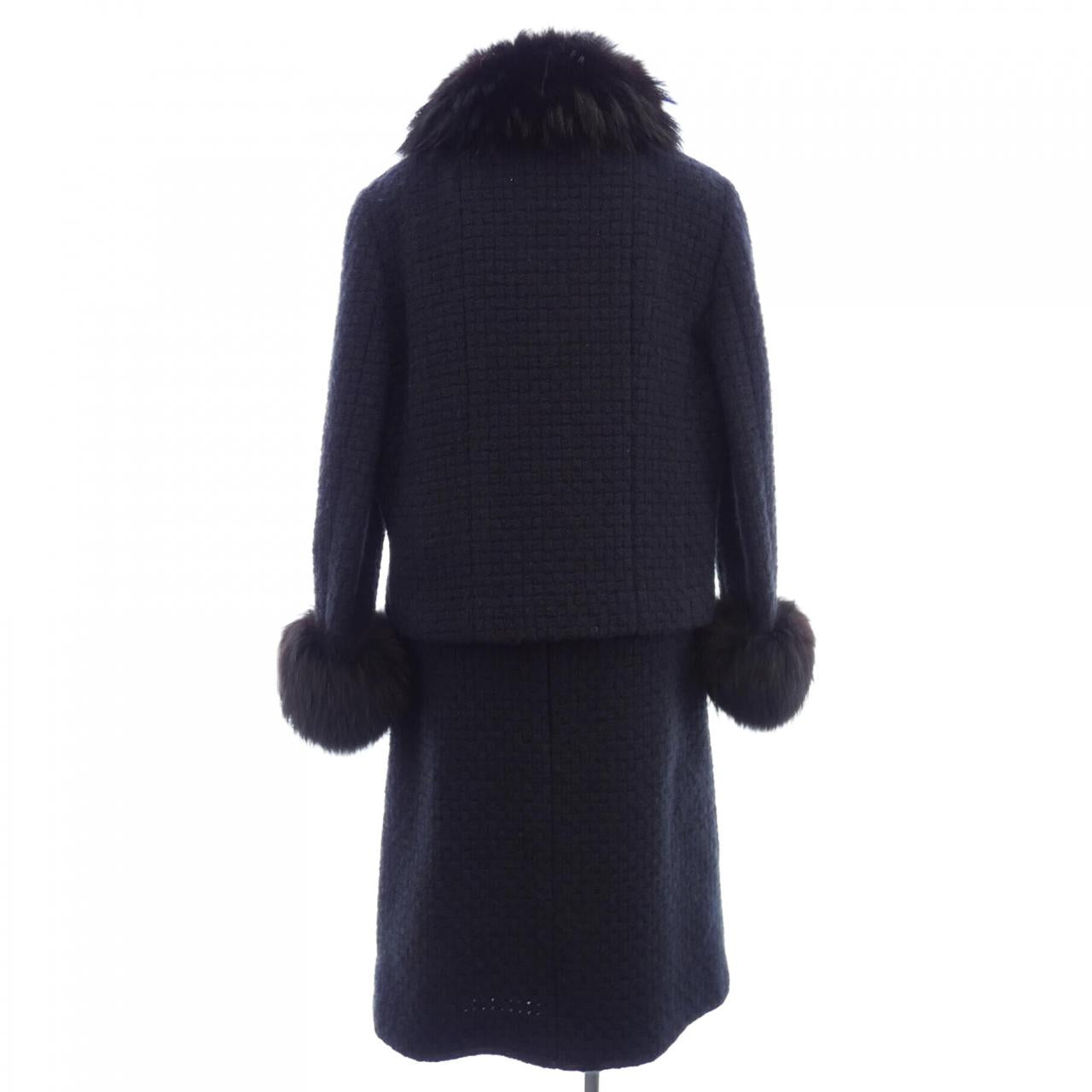 Chanel P16217V08854 Fox Trim Suit
