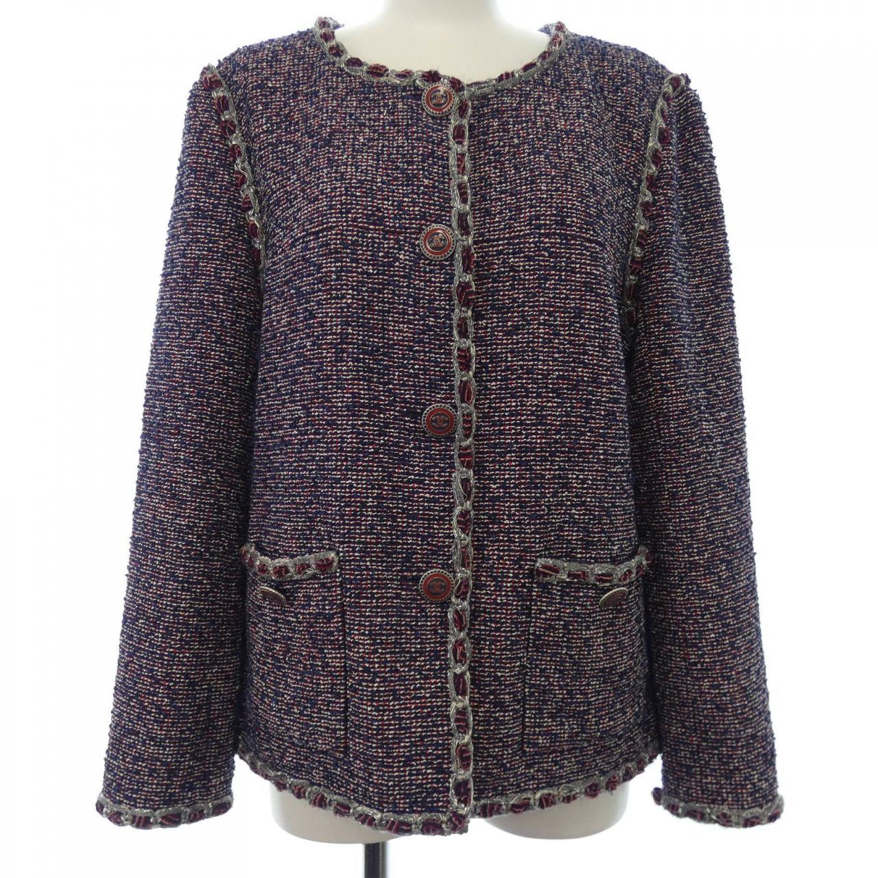 Chanel P53402V38270 Collarless Jacket Jacket