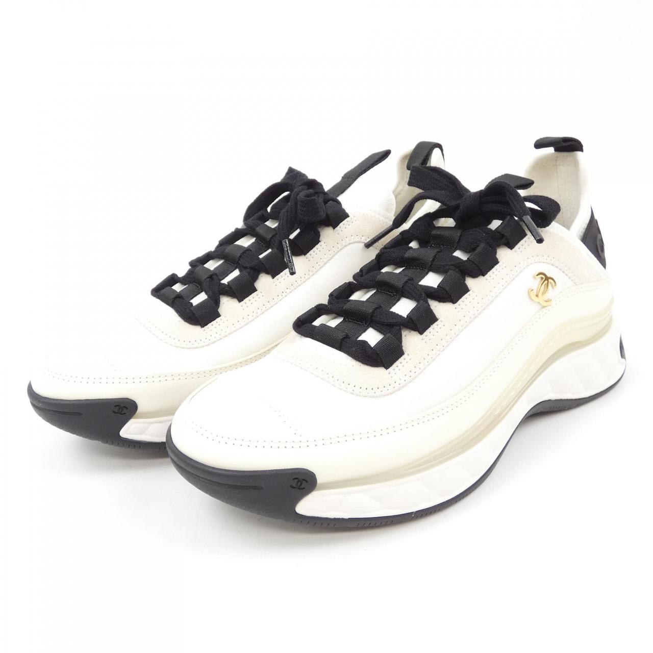 Chanel G35617Y53646 Fabric Calfskin Sneaker