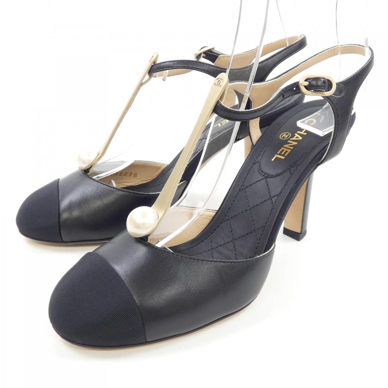 Chanel G32278Y50473 Lambskin Pumps