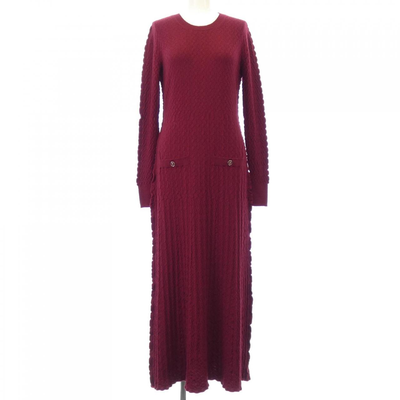 Chanel P75353K10778 23A Cashmere Dress