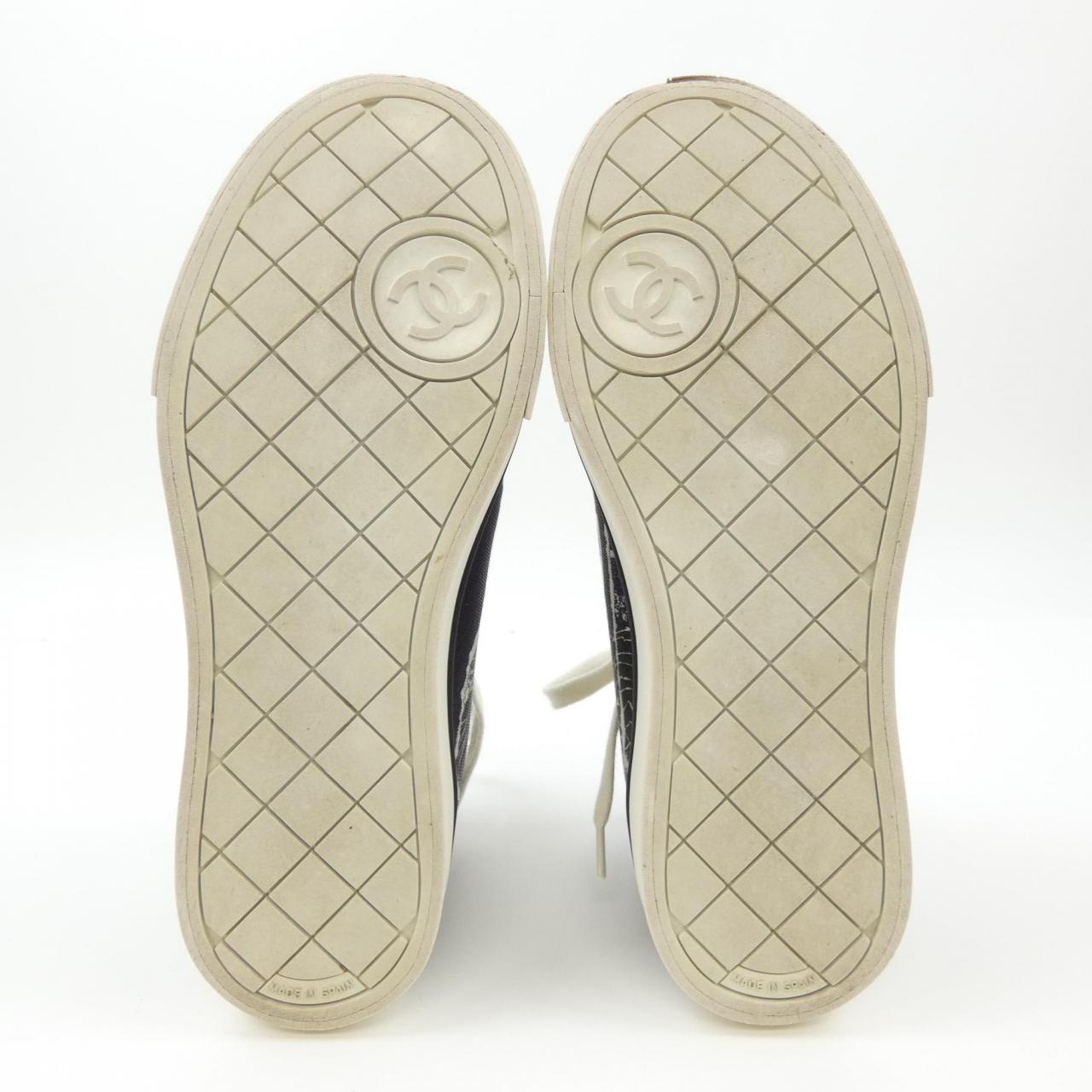 Chanel G35960X51691 Print Fabric Sneakers