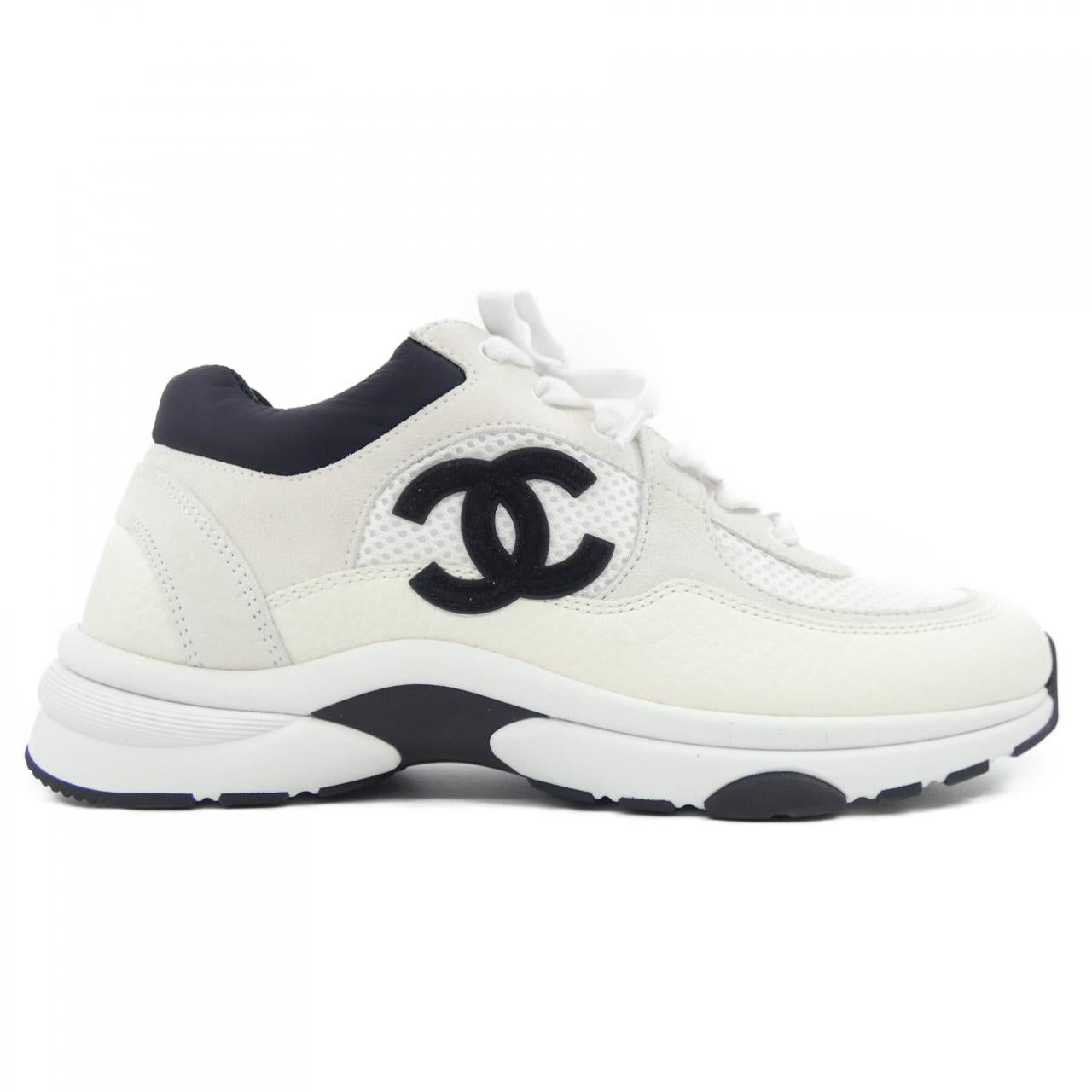 Chanel G38299Y55720 Mesh Calfskin Sneaker