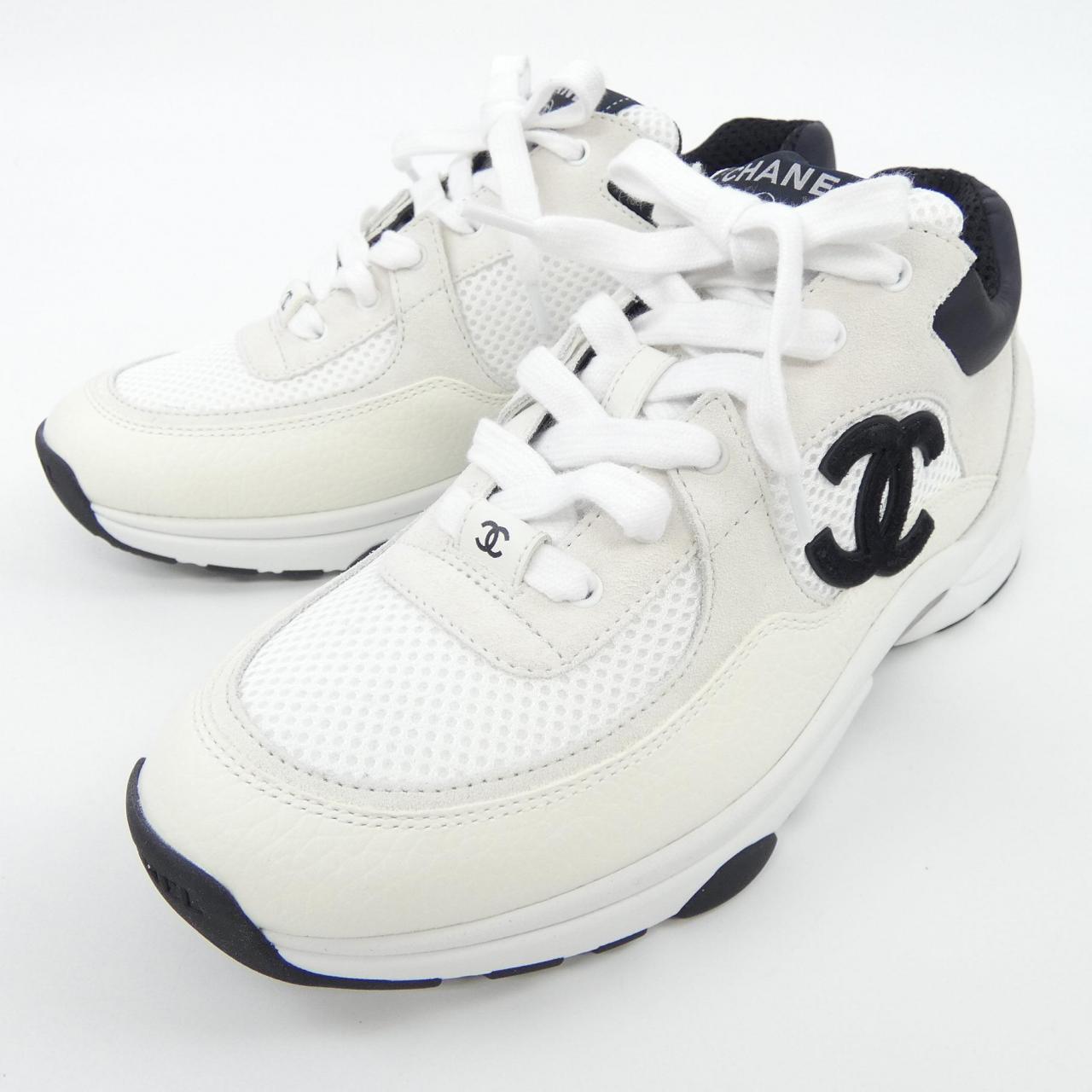 Chanel G38299Y55720 Mesh Calfskin Sneaker