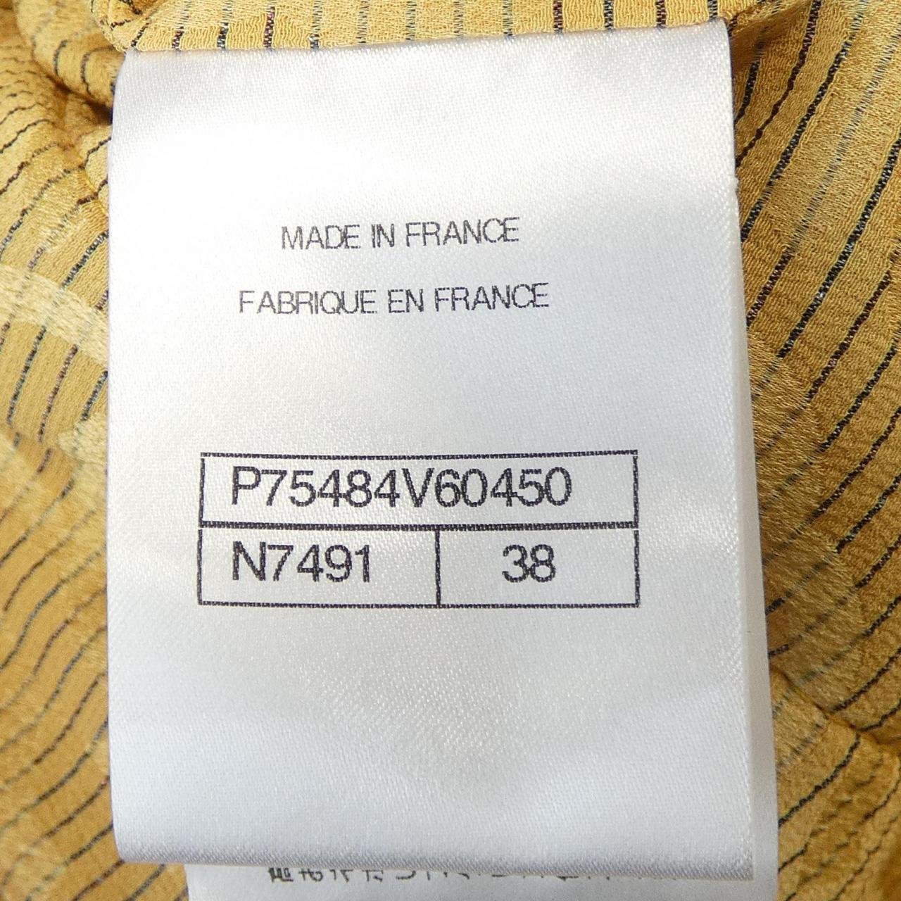Chanel P75484V60450 23B Collarless Jacket Jacket