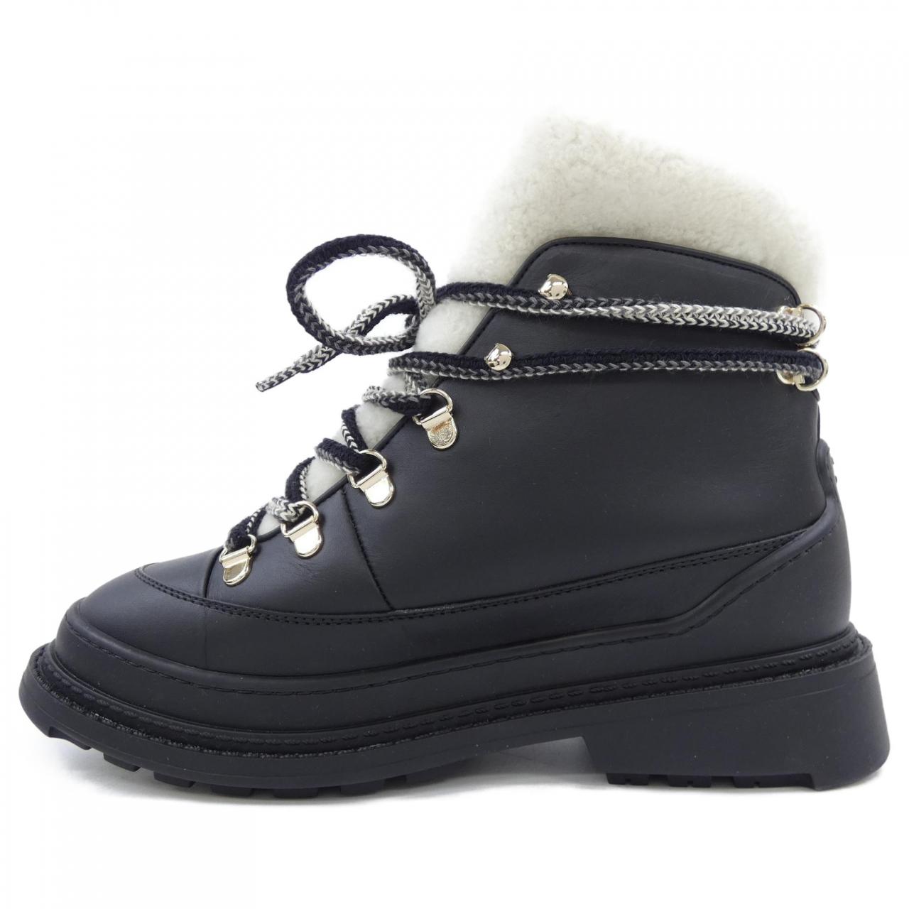 Chanel G35376Y53519 Calfskin Shearling Boots