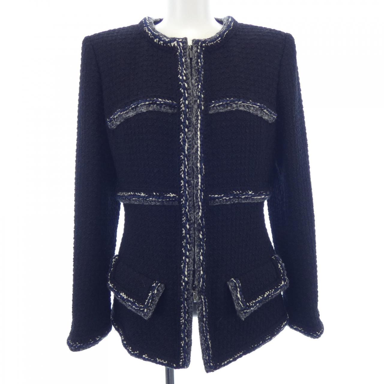 Chanel Collarless Jacket Outerwear