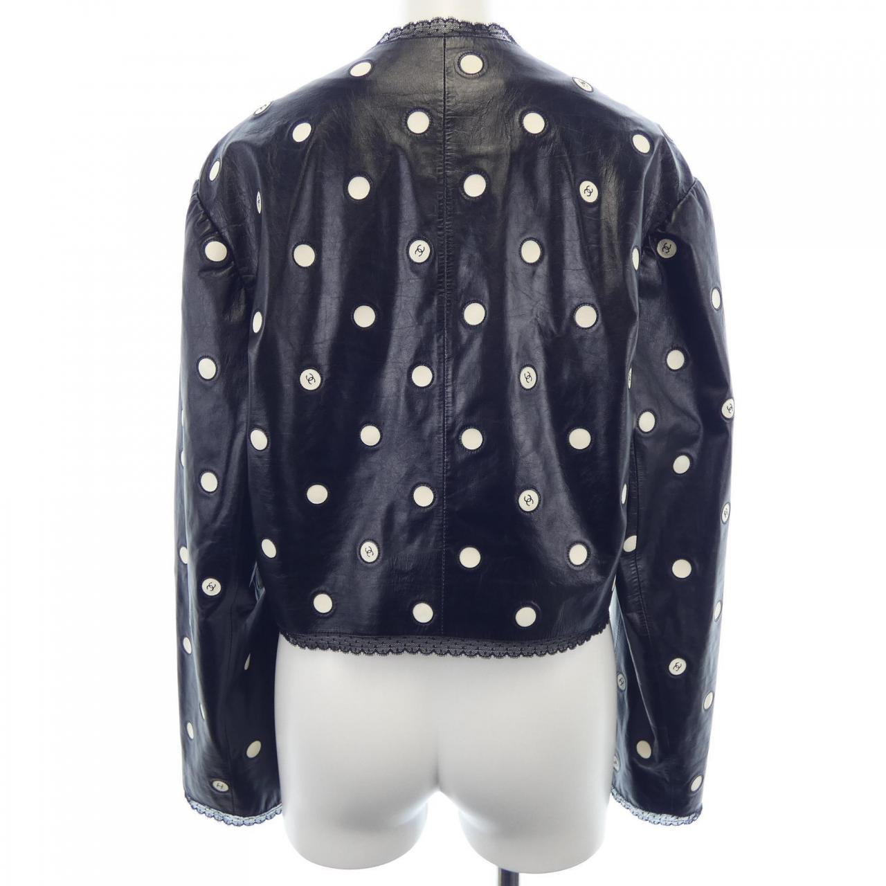 Chanel P74904C66536 Leather Jacket