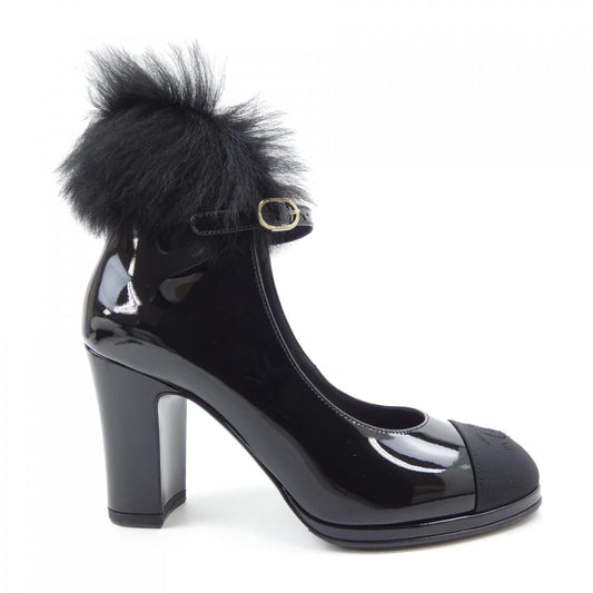 Chanel Mary Jane Patent Lambskin Pumps