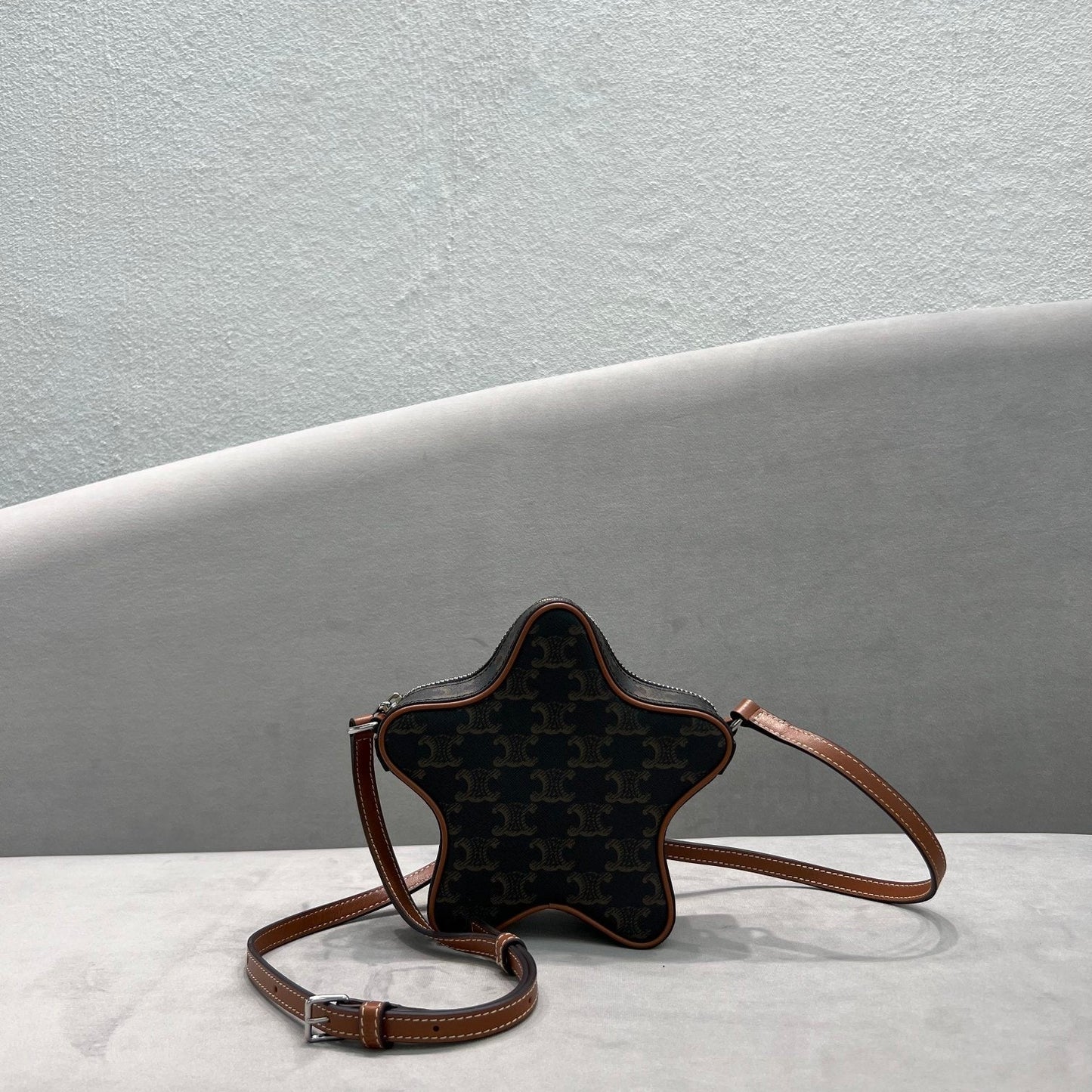 Top Quality Small Etoile In Triomphe Canvas Brown For Women 7in/18cm 198762BZJ.04LI