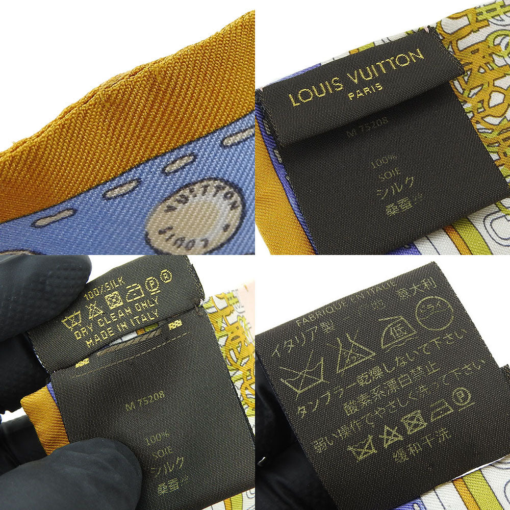 LOUIS VUITTON scarf M75208 silk pink Monogram Map Bando Women