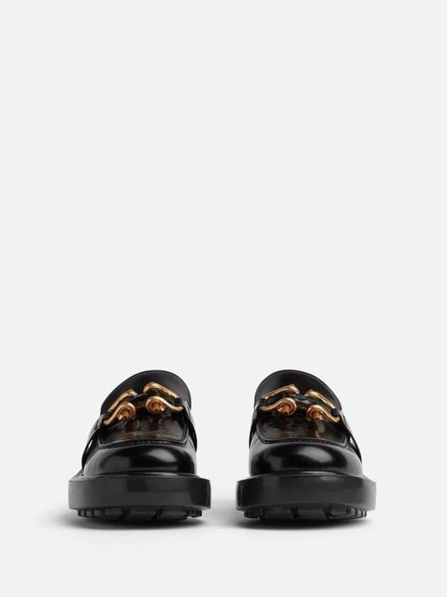 Luxury Bottega Veneta Leather Loafers Black