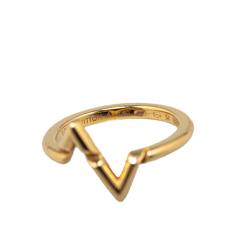 Louis Vuitton LV Volt Up Side Down Ring #54 Q9Q32H K18YG Yellow G  Louis Vuitton