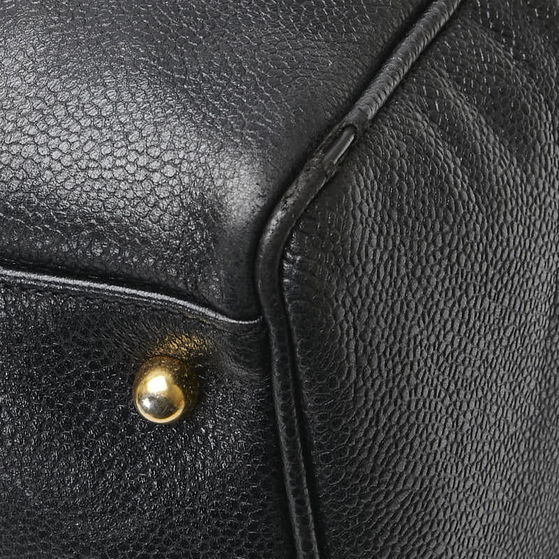 Chanel Coco Mark Caviar 2way Boston Bag