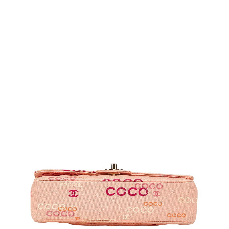 Chanel COCO Print Canvas Shoulder Bag