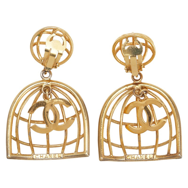 Chanel Coco Mark Birdcage Earrings