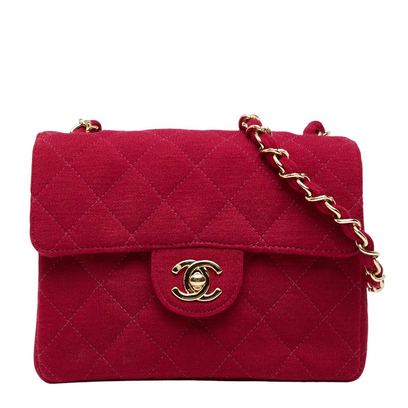 Chanel Coco Mark Mini Matelasse 17 Cotton Shoulder Bag