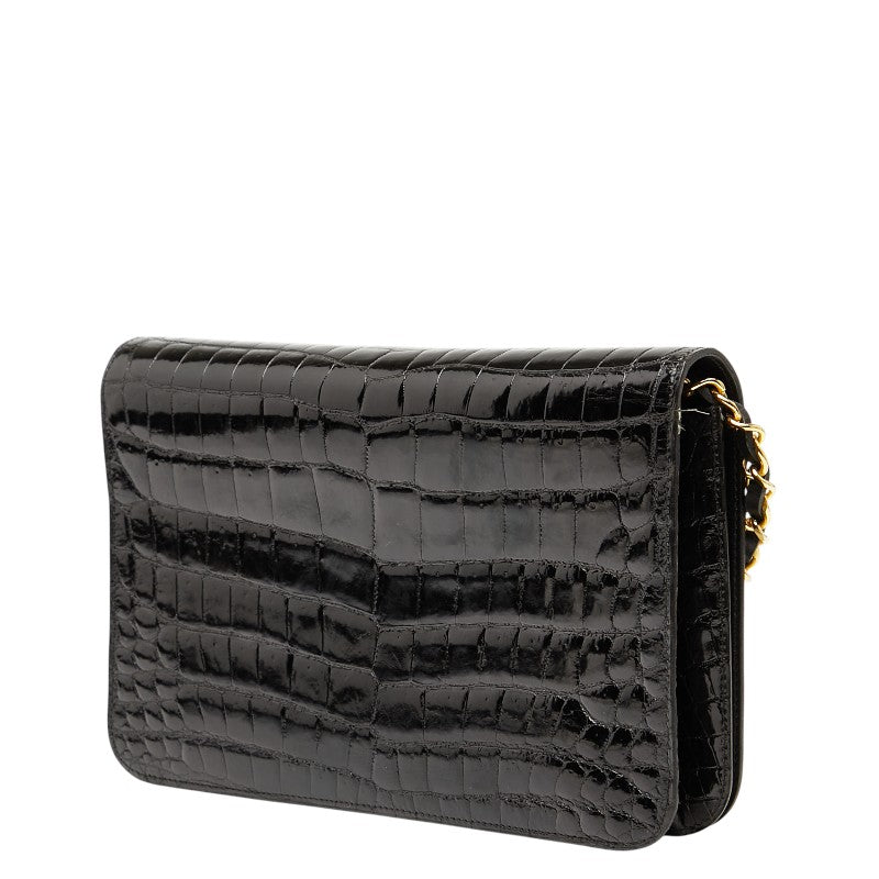 Chanel Coco Mark Crocodile Shoulder Bag