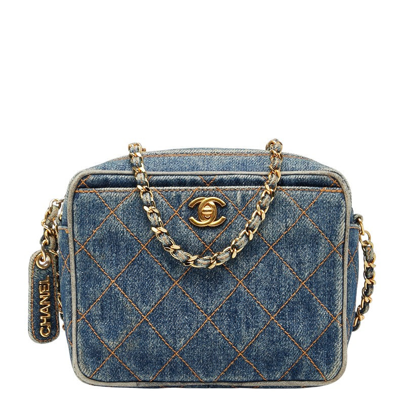 Chanel Matelasse Denim Shoulder Bag