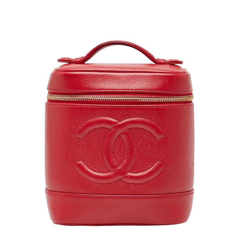 Chanel Coco Mark Caviar Vanity Bag